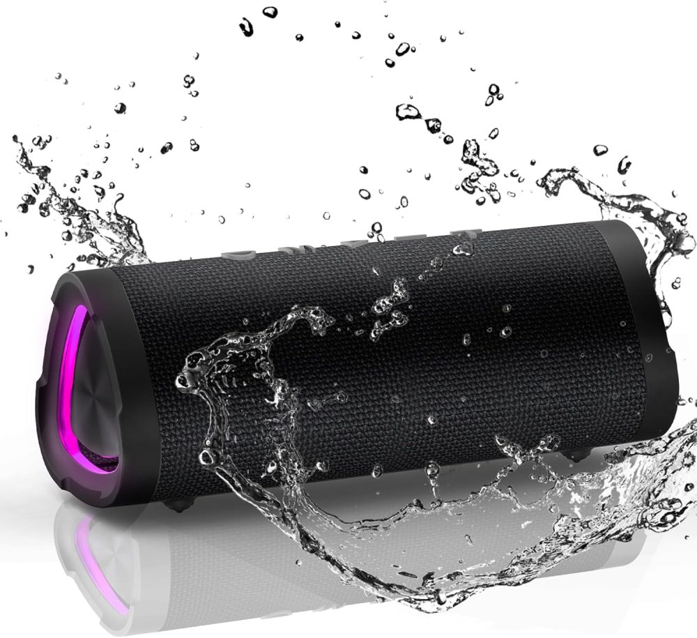 Vanzon V40 Bluetooth Speakers, Portable Wireless Speaker V5.0 with 24W Loud Stereo Sound, 24H Playtime, TWS & IPX7 Waterproof, Suitable for Travel, Home and Outdoors